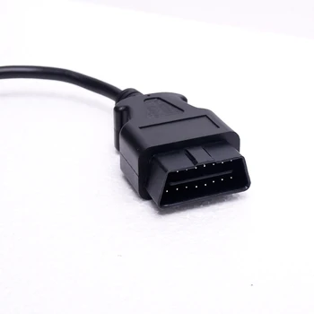 Wholesale 30cm OBD 2 Cable 16 Pin to 16pin Socket Male To Female Extension Car Diagnostic Adapter Cable Extension