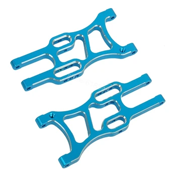 Wholesale 5Pairs/Lot HSP Upgrade Parts 106019 (06050) Blue Alum.Front Lower Suspension Arm RC 1:10 Off Road Buggy 94106 Warhead