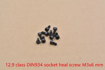 High strength alloy steel screw DIN912 M3x6 screw 12.9 class socket heal screw hexagon socket head cap screw 10pcs