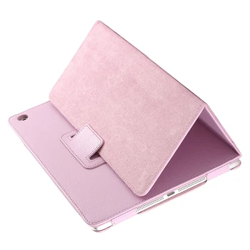 Business Flip Litchi Leather Case Smart Stand Holder For Apple ipad2 3 4 Magnetic Auto Wake Up Sleep Cover(Pink )
