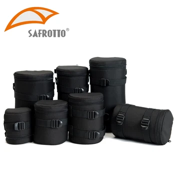 Safrotto Professional Photographic Accessory Waterproof Camera Lens Case Bag Black Shockproof Pouch For Canon Nikon