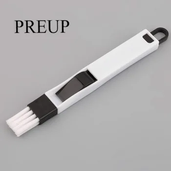 New 2 In 1 Multifunction Portable Computer Keyboard Window Groove Cleaning Brush Home Nook Cranny Cleaning Tool Newest