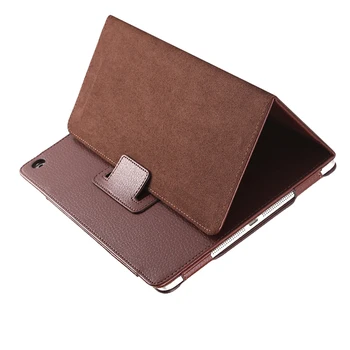 Business Flip Litchi Leather Case Smart Stand Holder For Apple ipad2 3 4 Magnetic Auto Wake Up Sleep Cover(Brown)