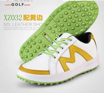 Genuine PGM golf shoes female leather super light shoes Golf waterproof non slip shoes