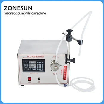 ZONESUN 2ml to unlimited Magnetic Pump Micro-computer liquid filling machine, accurate automatic filling machine
