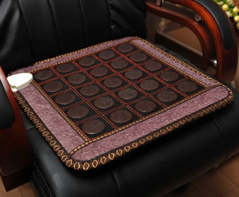 Most heated mat massage jade stone cushion Jade NEW heating massage cushion 45*45CM