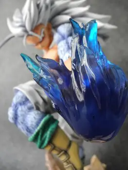 MODEL FANS Dragon Ball Z 31cm Super Saiyan 4 Trunks gk resin action figure toy for Collection