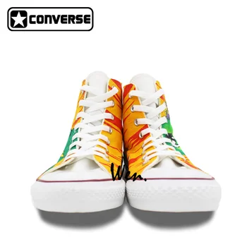 Anime Converse All Star Men Women Shoes Hulk Design Hand Painted Sneakers Boys Girls Christmas Gifts