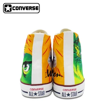 Anime Converse All Star Men Women Shoes Hulk Design Hand Painted Sneakers Boys Girls Christmas Gifts