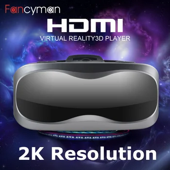 Fancyman V3 2K HD 3D VR Virtual Reality All-in-One Headset CPU RK3288 VR BOX Glasses 2560*1440 Pix with Mini HDMI,Wifi,Bluetooth