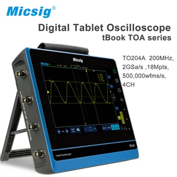 Micsig touchscreen oscilloscope portable 100MHz portable-digital-oscilloscope handheld oscilloscope Automotive oscilloscope lcd
