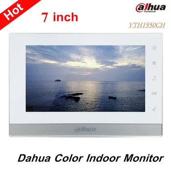 Original Dahua 7-inch 800X480 Resolution English Touch Screen Color Indoor Monitor VTH1550CH Export version without logo