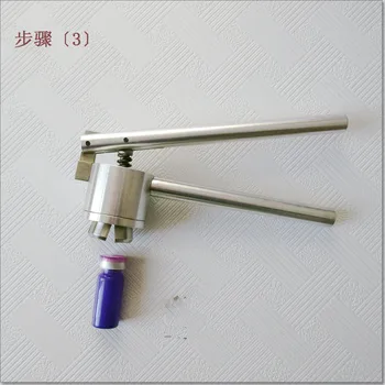 Manual Cap Crimper, 20mm Glass Bottle Sealing Machine, Manual Stainless Steel Vial Crimpers, Hand Sealing Tool