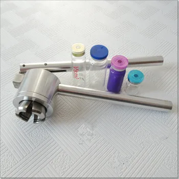 Manual Cap Crimper, 20mm Glass Bottle Sealing Machine, Manual Stainless Steel Vial Crimpers, Hand Sealing Tool