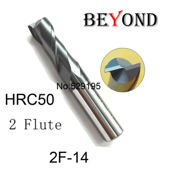 2f-14*14*40*100,hrc50,carbide End Mills , Carbide Square Flatted End Mill ,,coating:nano, The Lather,boring Bar,cnc,machine