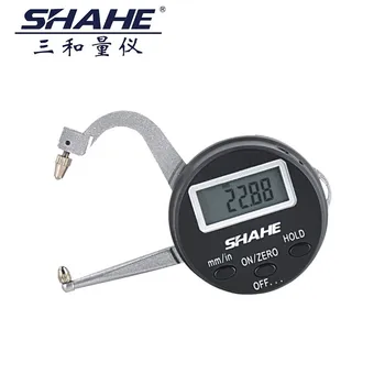 SHAHE High Accuracy 0.05mm Electronic Digital Portable Thickness gauge Digital caliper gauge Measurement for Thickness 0-25mm