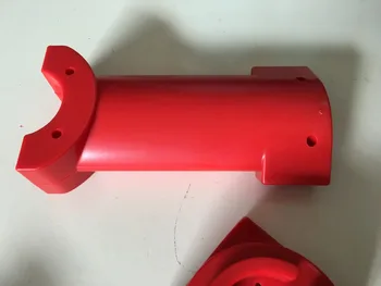 3D Open source Portable Reprap Ciclop 3d scanner DIY injection molding red plastic parts