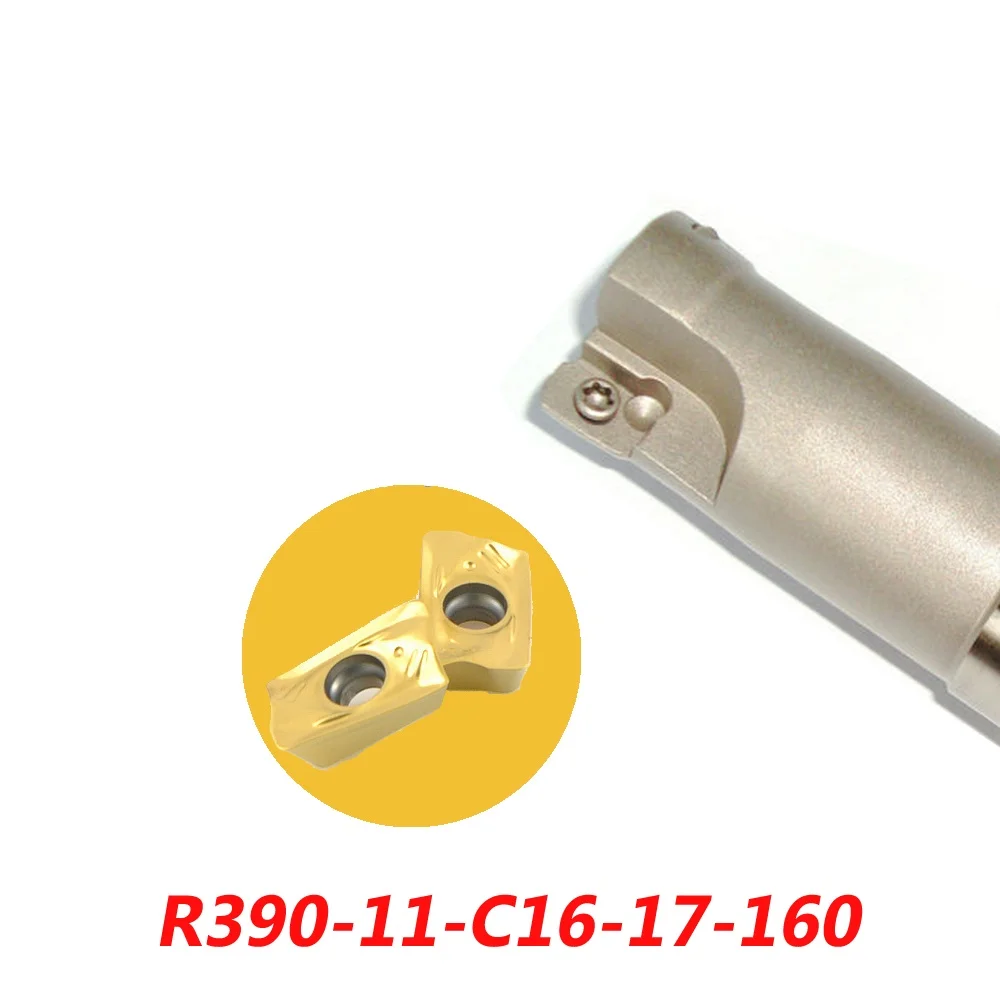 R390-11-C16-17-160 Indexable Face Milling Cutter Tools For R390-11T308 Carbide Inserts Suitable For NC/CNC Machine