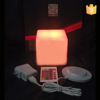D10cm light up cube led indoor light cube waterproof led cube Stool lighting