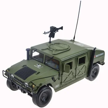 Alloy metal model 1:18 Hummer model of adult military battlefield art collection creative ornaments gifts dynamic model