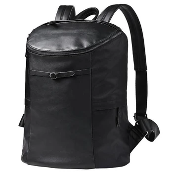 2017 Brand Design Men Backpack Nylon Leather School Laptop Backpacks Travel Bags Shoulder Bag bagpack Mochila P065