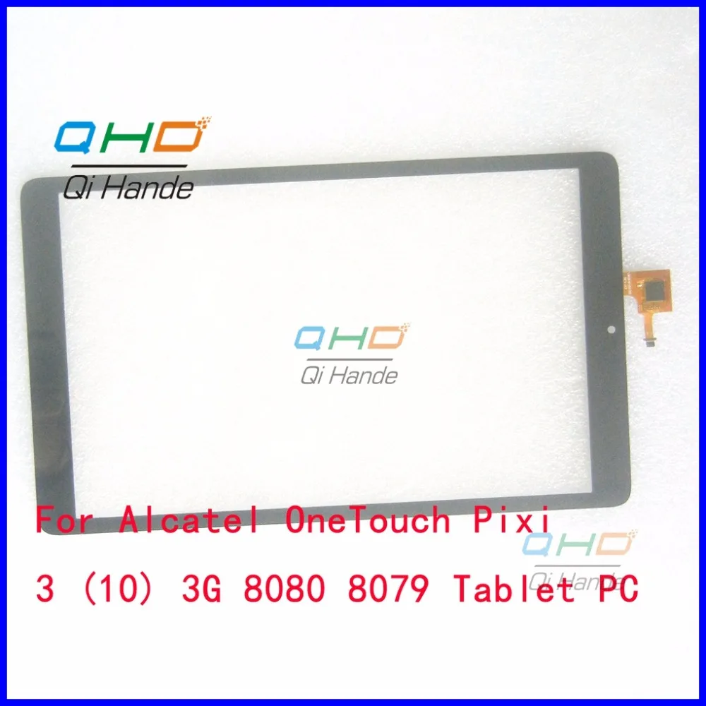 Black New Touch Screen Panel For 10.1'' inch Alcatel OneTouch Pixi 3 (10) 3G 8080 8079 Tablet PC Touch Pad Digitizer Replacement