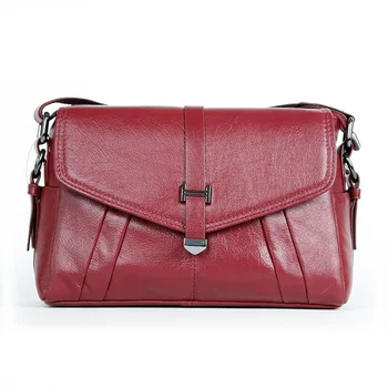 Arrival famous brands ladies bag made of genuine leather business travel women messenger casual shopping shoulder bag