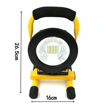 Bright 2400Lm Portable Tent Camping Lantern 18650 HSL-W802 24LEDs Work Light Lamp 3 Modes Outdoor Indoor Portable Lanterns