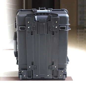 Internal 517*392*229mm waterproof shockproof plastic traveling case with full pick pluck foam