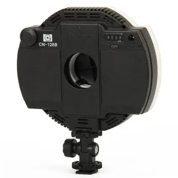 NanGuang CN-126B LED Video Camera Microphone Mount Lamp Light with Filters 3200K/5400K