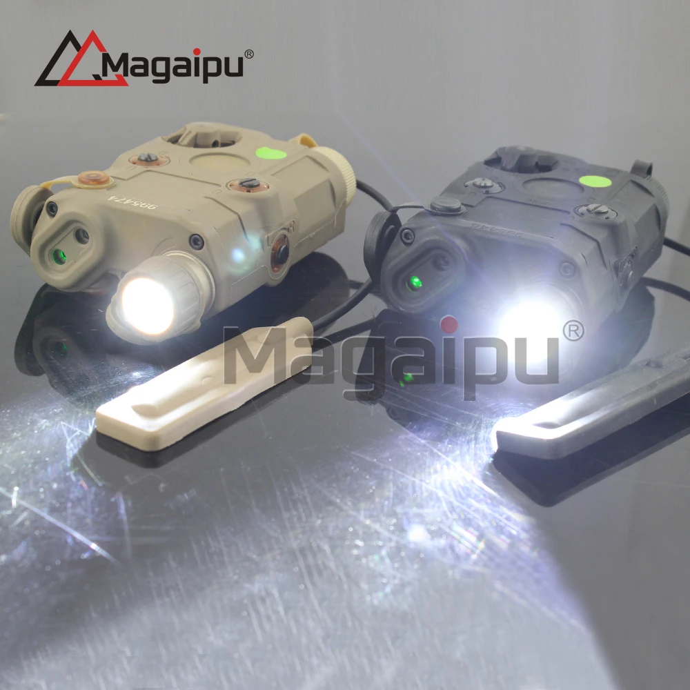 Tactical flashlight PEQ LA5 Upgrade Version LED White light Green laser with IR Lenses