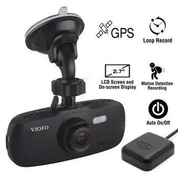 Viofo G1W-S HD 1080P Super Capacitor Novatek96650 IMX323 Car GPS Dashcam Camera
