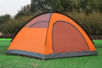 210*180*135cm Camping Tents Summer Double Layer 3-4 Person Camping Tent Rainproof Windproof Travel Tents
