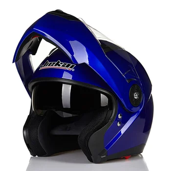 New Design Dot Inner Sun Visor Flip Up Motorcycle Helmet Double Lens Racing Motos Helmet Casco Capacete