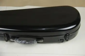 Violino Violin Fiddle 4/4 Full Size Fiber Glass Black Case Bag Bow Holders & Straps Accessories