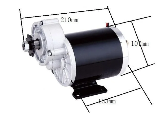600w 36 v gear motor ,brush motor electric tricycle , DC gear brushed motor, Electric bicycle motor, MY1020Z