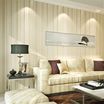 Beibehang wallpaper NEW Mdern Glitter Wallpapers Stripes papel de parede Flocking Wall paper For Livingroom Sofa TV Backdrop