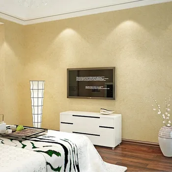 Beibehang Genuine high-grade non-woven silk wallpaper solid color living room bedroom wallpaper papel de parede Plain wallpaper