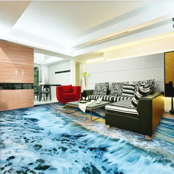 Beautiful view of the ocean floor 3D bedroom living room hotel restaurant flooring wallpaper mural