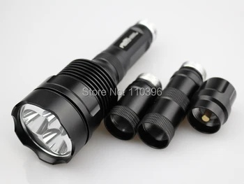 30w trustfire 3x cree xml t6 led flashlight 3800lm led torch for hunt camping lighting 5 modes