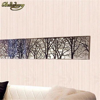 Beibehang papel de parede. Simple plain small stripe pinstripe wallpaper roll PVC vinyl decor wall paper for bedroom background