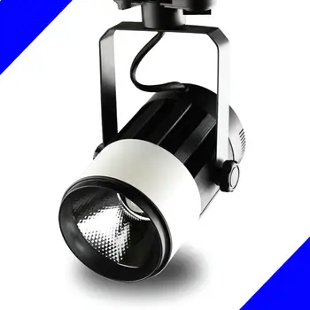 10pc/lot 30W LED track light for store/shopping mall lighting lamp Color optional White+black LED Spot light