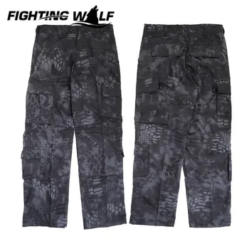 Airsoft Military Combat Tactical BDU Uniform Field Shirt + Pants V2 Hunting Paintball Wargame Army Clothing for Men Black