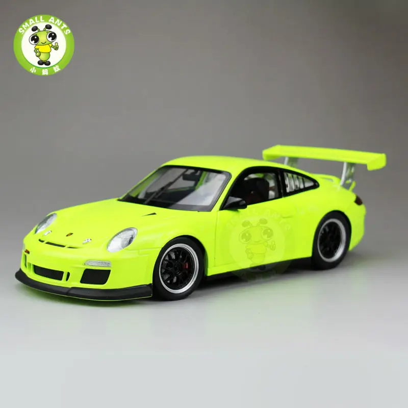 1:18 911 997 GT3 CUP Welly FX Car Model Green