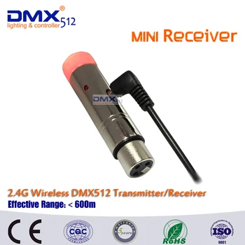 DHL 2.4G dmx512 wireless Transmitter/Receiver 2in1 LCD Display Power Adjustable Repeater lighting controller