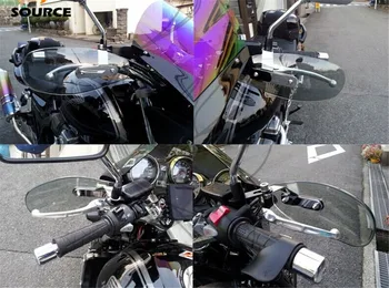 Motorcycle wind shield handle hand guards ABS motocross Accessories transparent handguards FOR BMW R1200gs R1200GS 12-13