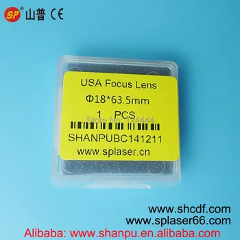 18mm CO2 laser focusing lens Focal length 63.5mm for SP/Reci Co2 laser tube