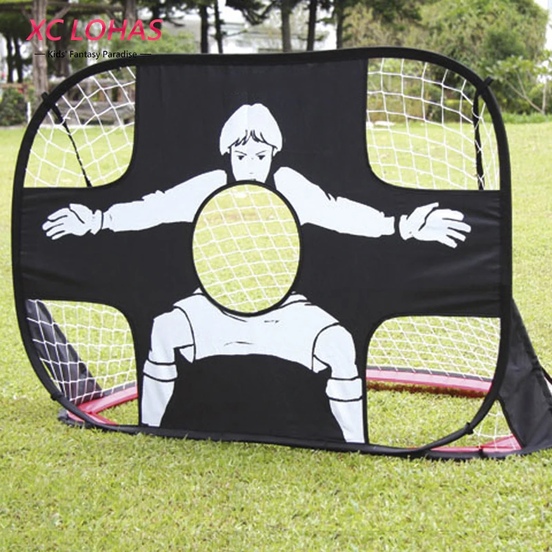 110*80*80cm Portable Folding Children Football Goal Door Set Football Gate Outdoor Sports Toys Kids Soccer Door Set Cool Gifts