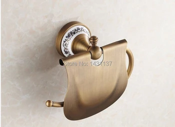 Wall mount Paper holder,brass material Antique Bronze finish,Bathroom Accessories