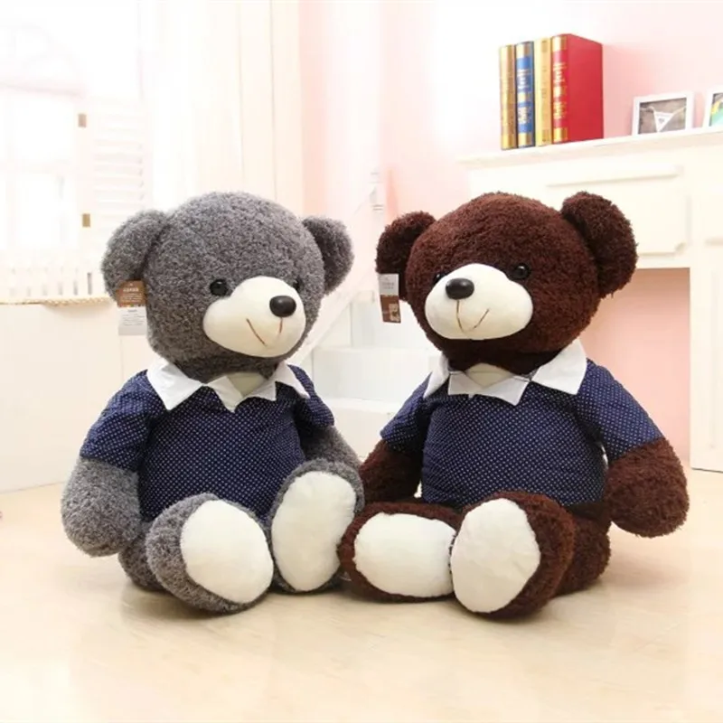 65cm Size Teddy Bear Plush Toy Bear With T-shirt Teddy Bear Doll Birthday Gift Soft Stuffed Toy
